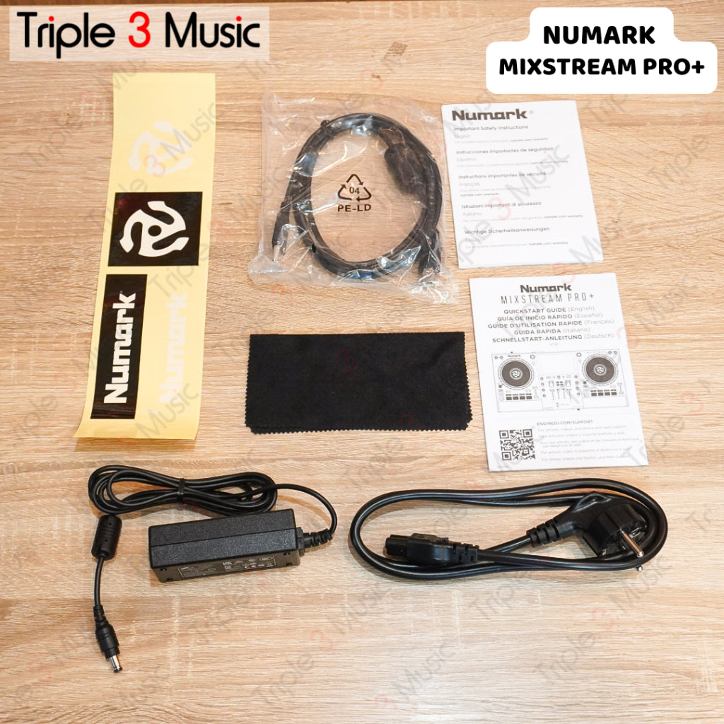 Numark Mixstream Pro Plus + 2-deck Standalone DJ Controller DJ controller pakai flashdisk