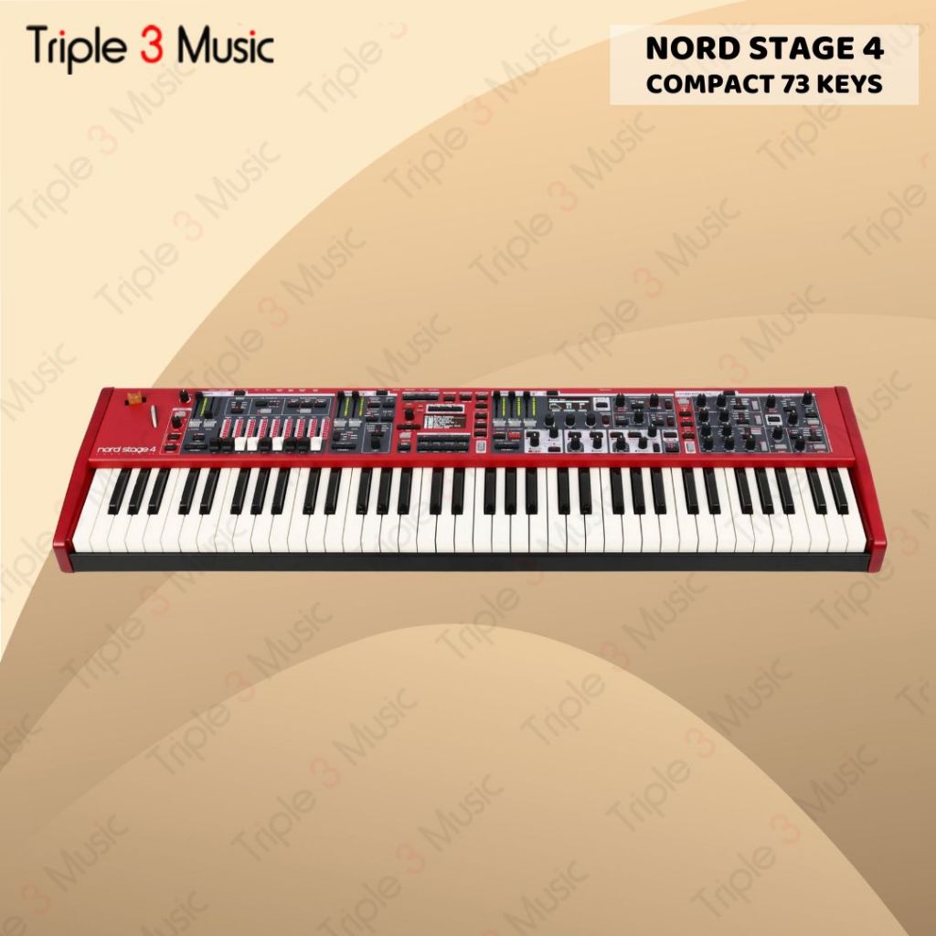 Nord Stage 4 Compact 73 keys semi weighted waterfall Stage Keyboard