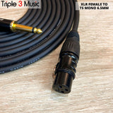 Kabel XLR  Female to Jack TS 6.5 akai OFC JAPAN STANDARD kabel mic dynamic