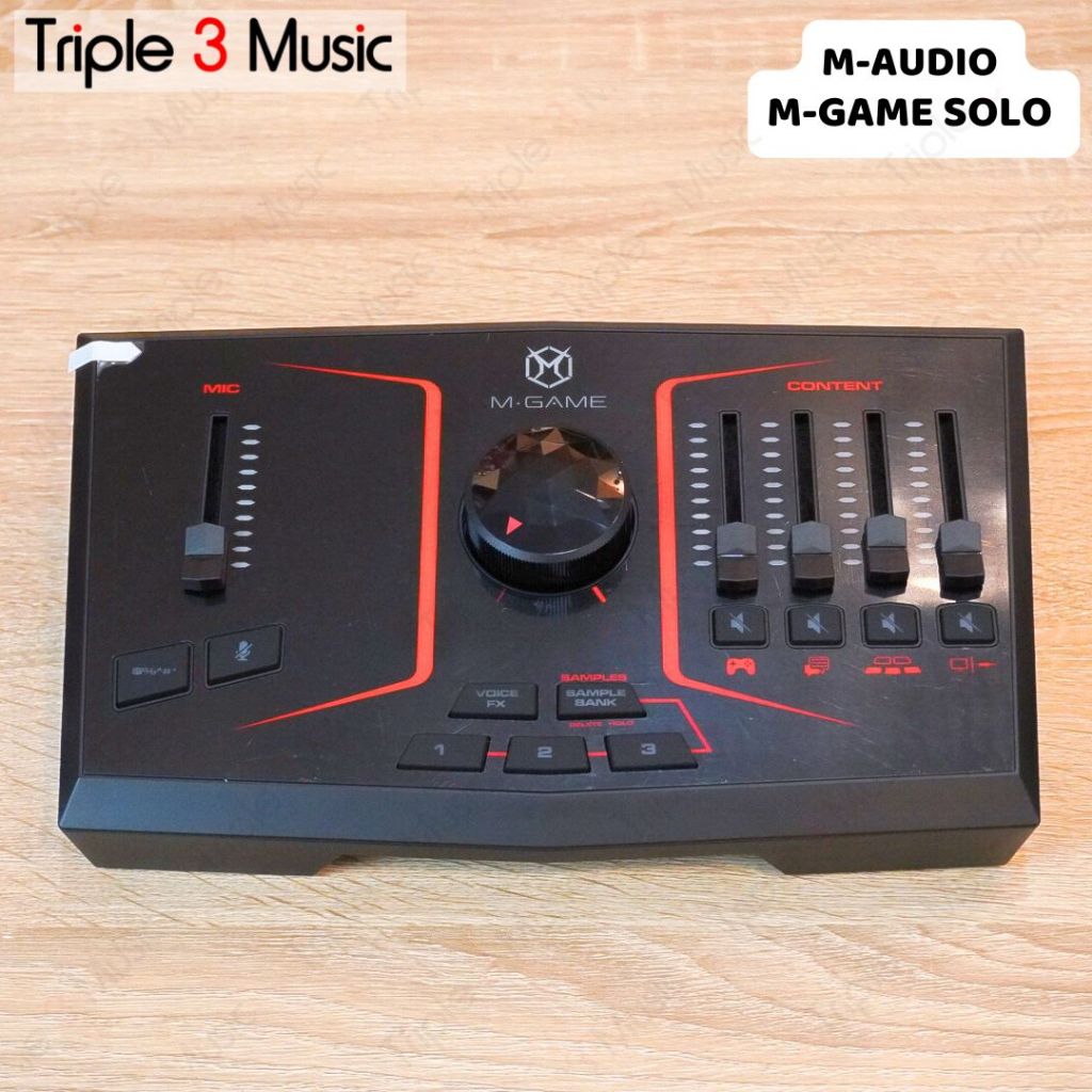 M-AUDIO M-Game Solo LIVE Streaming gaming karaoke Mixer audio