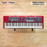 NORD STAGE 4 73 keys Hammer Action keyboard PIANO with Aftertouch Triple3music