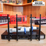 WAVE WM A200 WM-A200 Premiun Mic Wireless handheld 2 channel