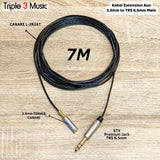 Kabel OFC Extension Perpanjangan IEM in ear monitor Headphone aux 3.5 to 6,5 Premium extension
