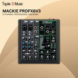 Mackie ProFX6v3 Pro FX 6 v3 6-channel Mixer with USB and Effects