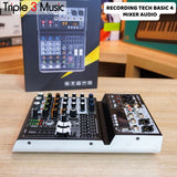 Recording tech basic 4 basic4 Mixer audio usb