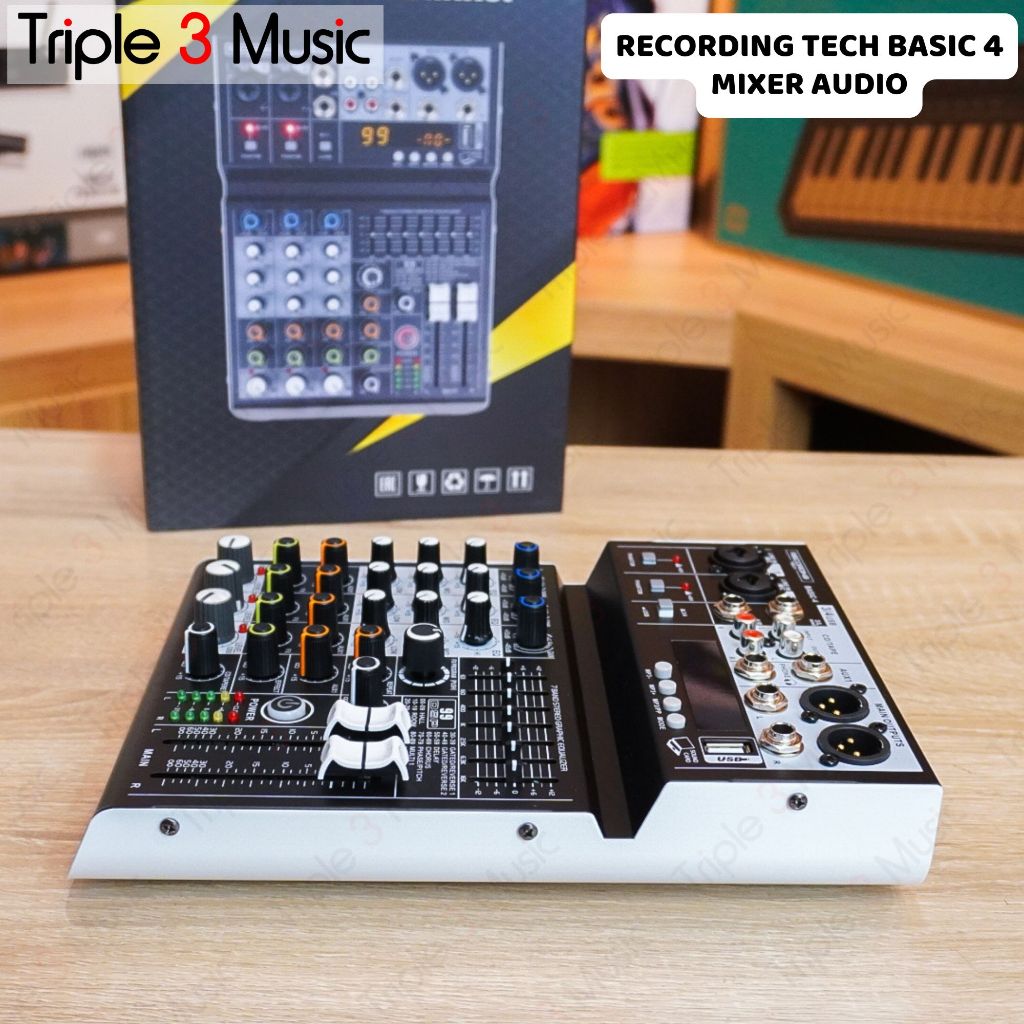 Recording tech basic 4 basic4 Mixer audio usb