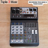 Recording tech basic 4 basic4 Mixer audio usb