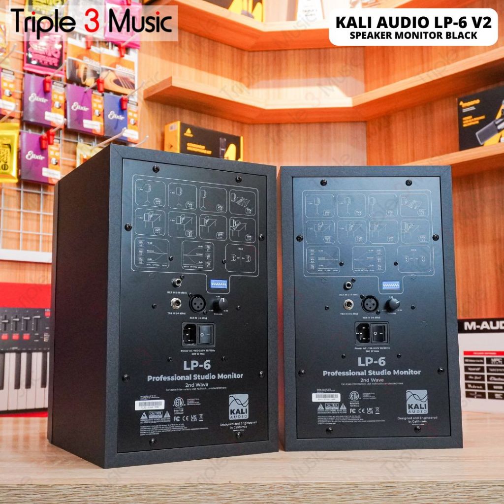 KALI AUDIO LP6 V2 (PAIR KANAN KIRI) Speaker Flat Monitor GARANSI Resmi ORIGINAL