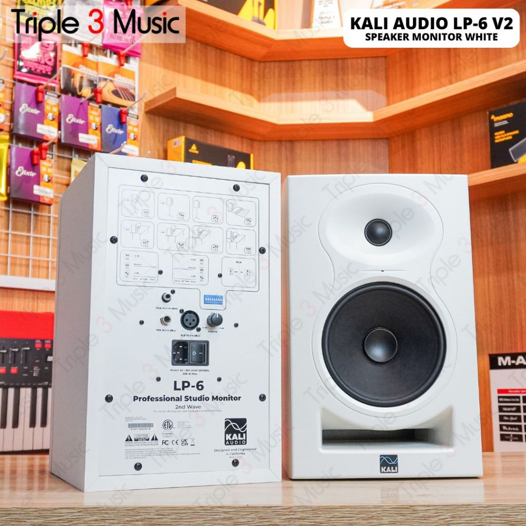 KALI AUDIO LP6 V2 (PAIR KANAN KIRI) Speaker Flat Monitor GARANSI Resmi ORIGINAL