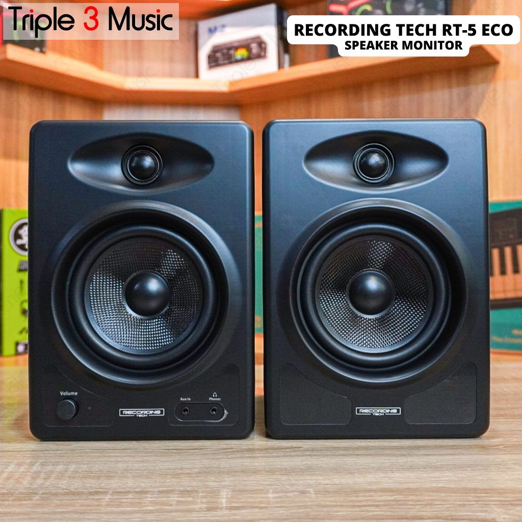 Recording Tech RT5 RT 5 ECO Speaker monitor Flat 5 inch