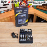Recording tech basic 4 basic4 Mixer audio usb