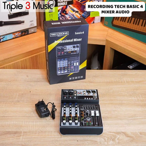 Recording tech basic 4 basic4 Mixer audio usb