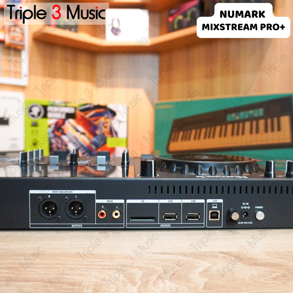 Numark Mixstream Pro Plus + 2-deck Standalone DJ Controller DJ controller pakai flashdisk