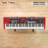 Nord Stage 4 Compact 73 keys semi weighted waterfall Stage Keyboard
