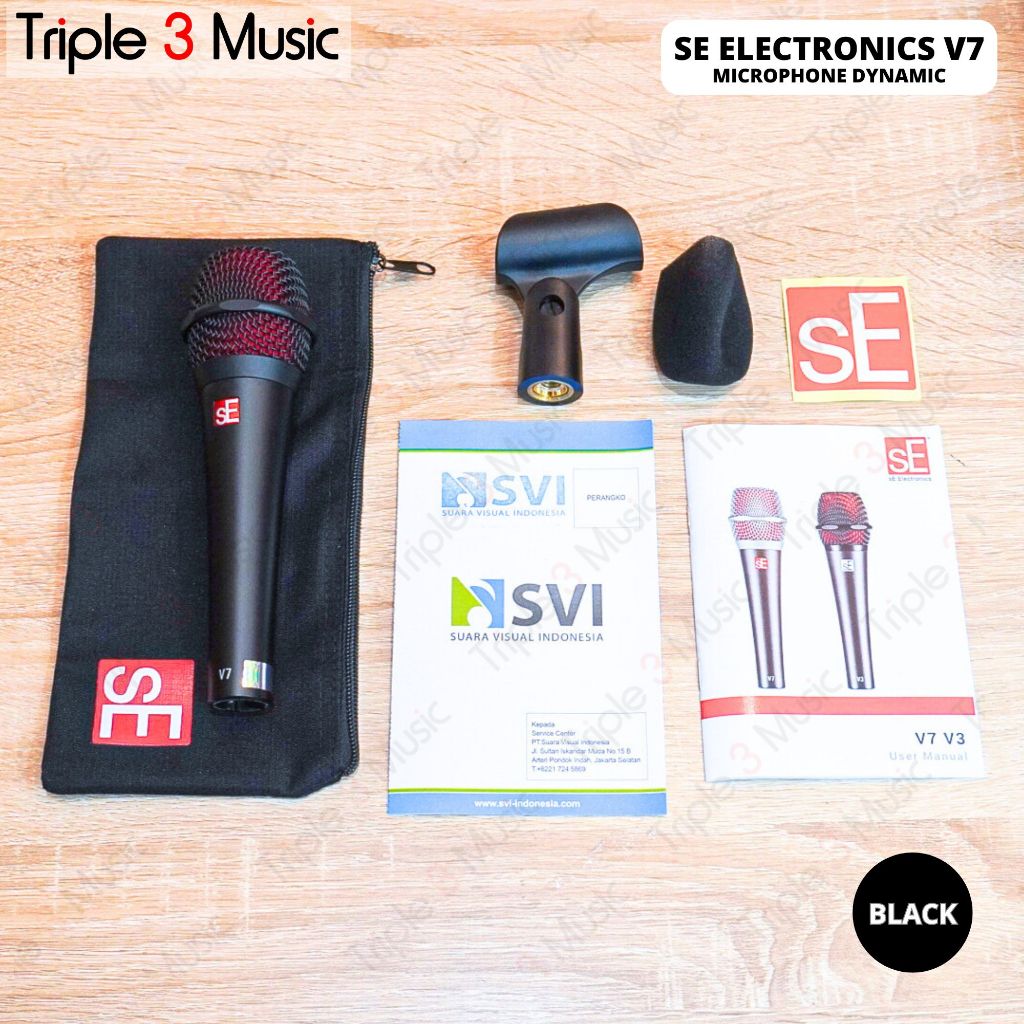 SE Electronics V7 microphone mic dynamic kabel original