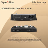 Solid State Logic SSL2 SSL 2 mk2 mkII Audio interface 32 bit usb c 2x2