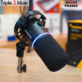 Maono PD200 PD200X RGB Microphone Mic Dynamic USB & XLR Podcast broadcast