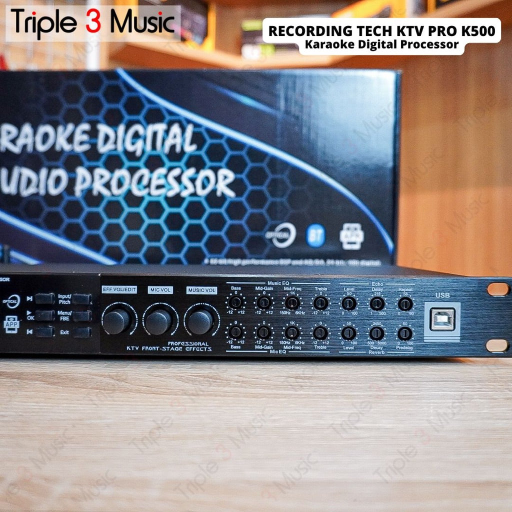 Recording Tech KTV PRO K500 Karaoke Effect Processor KTV PRO K500