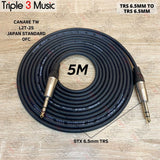 Kabel OFC TRS 6.5 mm To TRS 6.5mm 2m 5m Akai