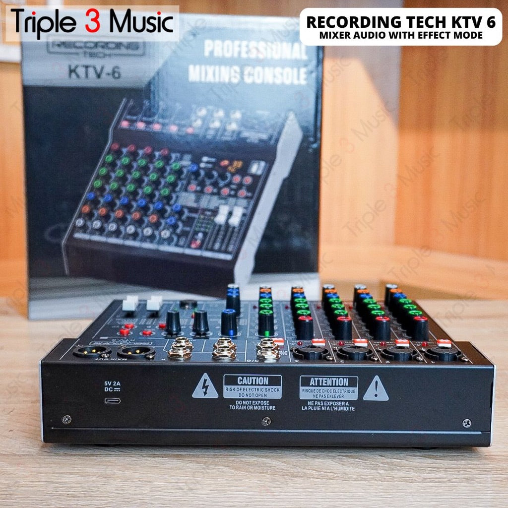 RECORDING TECH Mixer KTV 6 KTV6 With Key Control & Eliminate Vocal KTV6