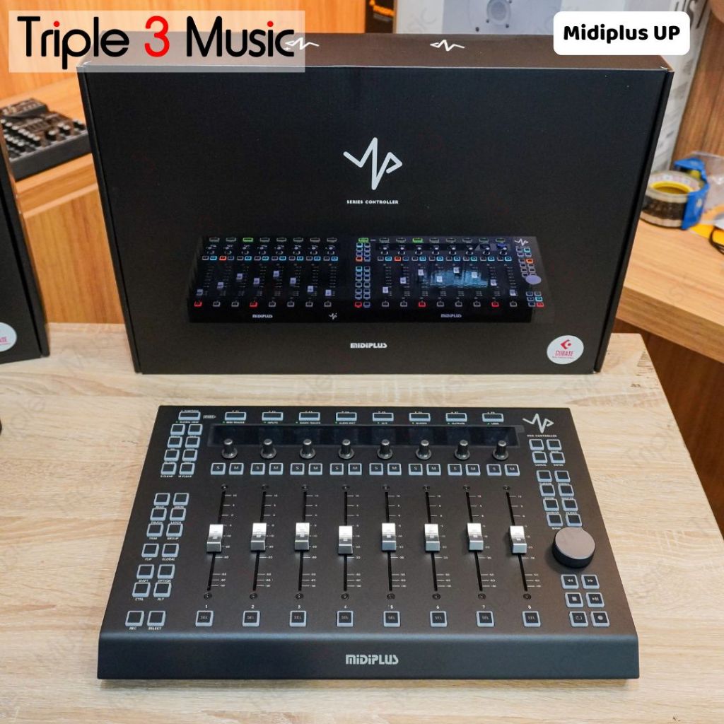 MIDIPLUS UP dan UP+ PLUS Midi controller DAW Controller transport fader controller automatic