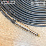 Ofc Japan Standard Jack akai 6.5 TS to 6.5 TS Mono 10m kabel instrument gitar bass keyboard