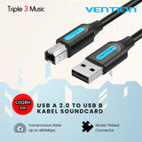 Vention COQ Kabel USB A 2.0 To USB B Soundcard kabel soundcard usb b