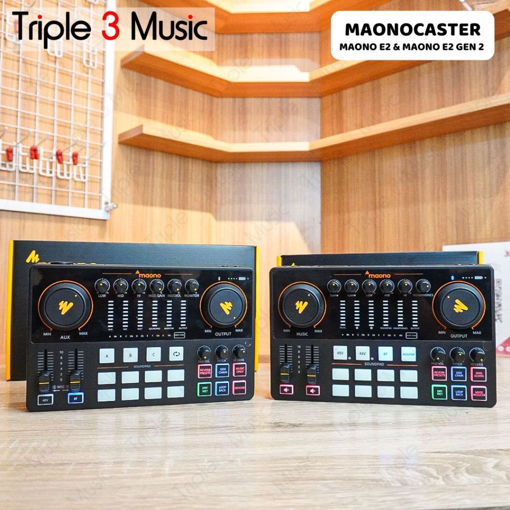 Maono E2 Maonocaster AME2 Soundcard usb streaming podcast