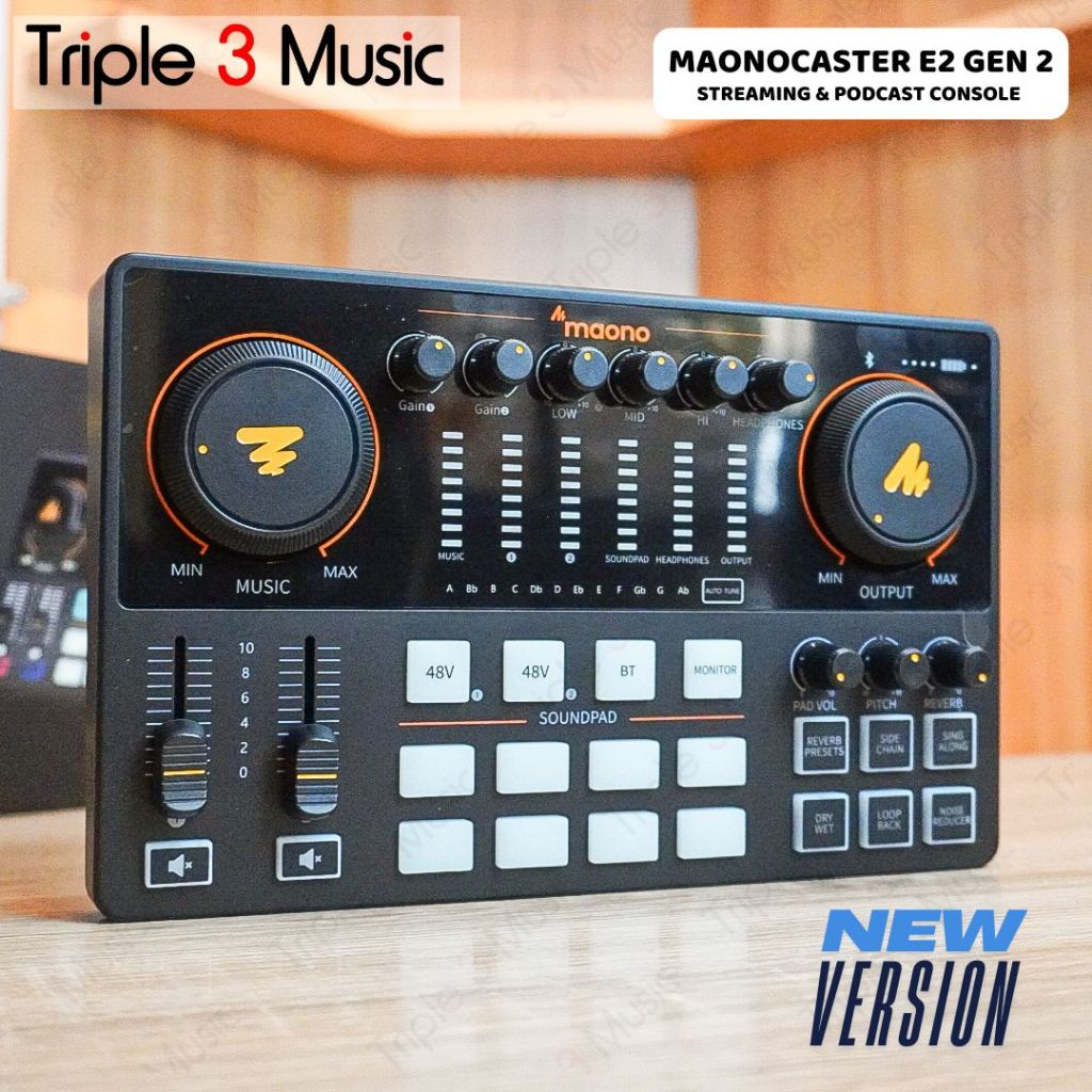 Maono E2 Maonocaster AME2 Soundcard usb streaming podcast