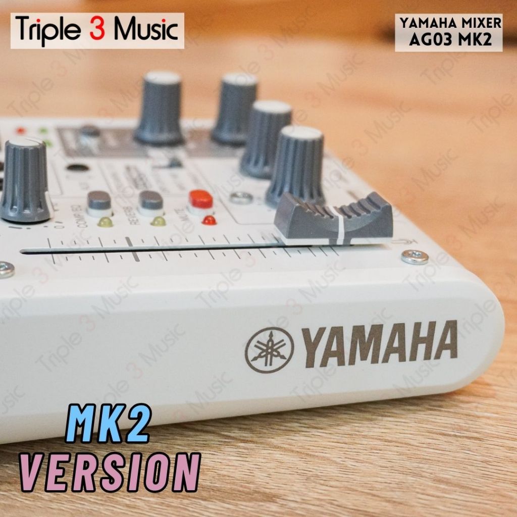 YAMAHA AG03 MK2 Mixer audio Usb Souncard Streaming 192 khz 24 bit