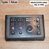 Solid State Logic SSL2 + SSL 2 PLUS mk2 mkII Audio interface 32 bit usb c 2x4