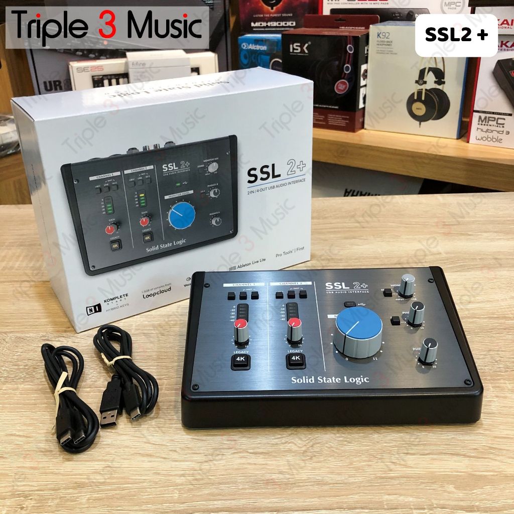 Solid State Logic SSL2+ ssl 2 plus USB Soundcard Interface ORIGINAL