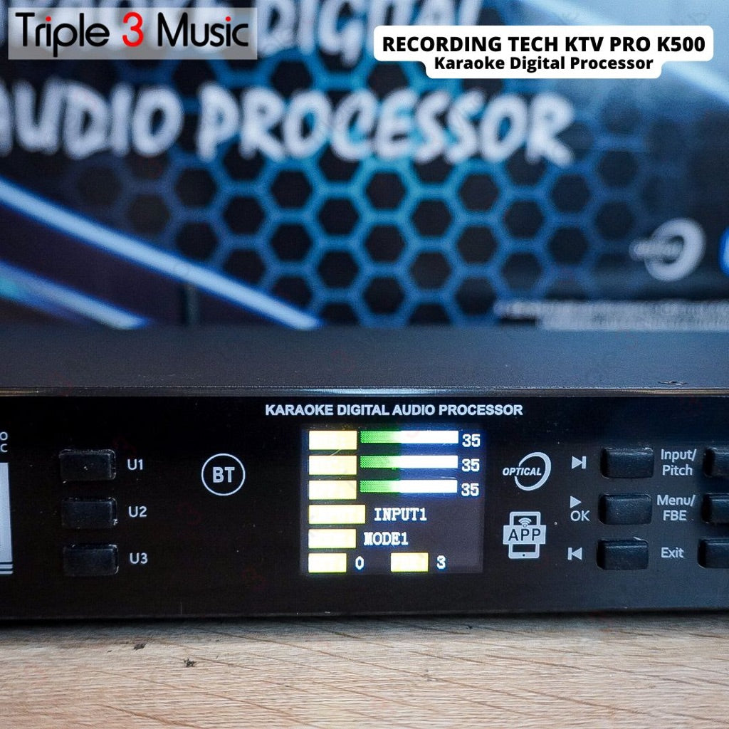 Recording Tech KTV PRO K500 Karaoke Effect Processor KTV PRO K500