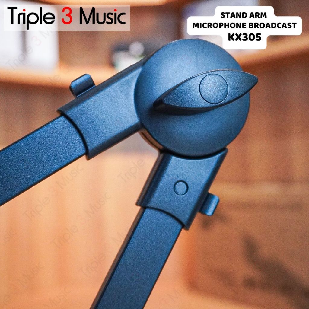 TFF Stand Arm Robot Broadcast radio stand Mic meja stand recording robot Aluminium without Spring - KX035