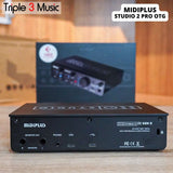 MIDIPLUS Studio 2 PRO OTG NEW Soundcard Recording Streaming Triple3music