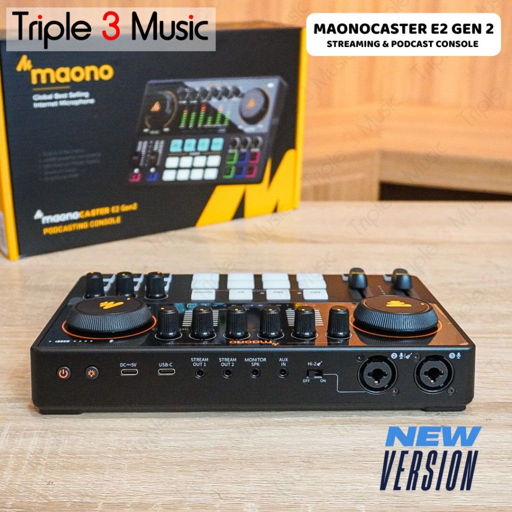 Maono E2 Maonocaster AME2 Soundcard usb streaming podcast