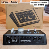 Solid State Logic SSL2 + SSL 2 PLUS mk2 mkII Audio interface 32 bit usb c 2x4