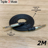 Kabel OFC TRS 6.5 mm To TRS 6.5mm 2m 5m Akai