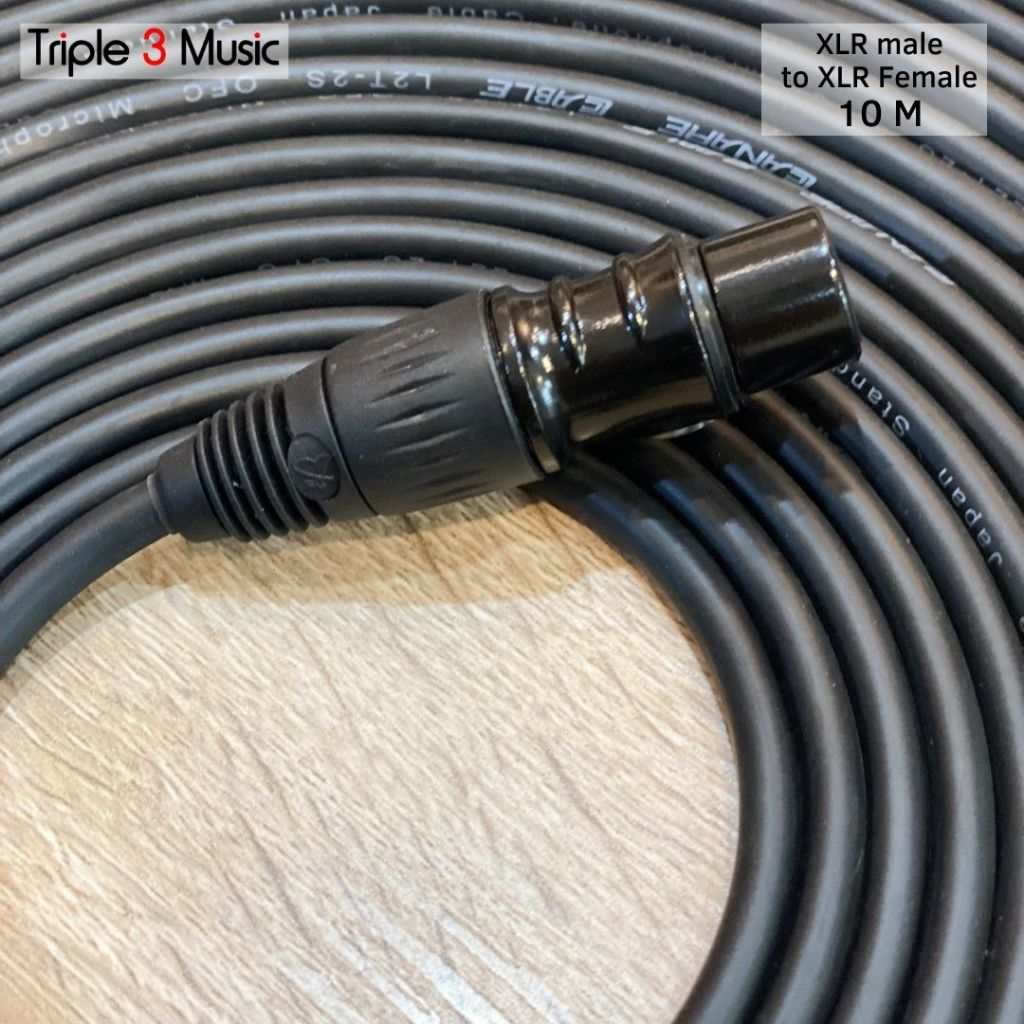 Kabel microphone XLR male to XLR fe 10m OFC Japan Standard