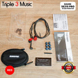 SHURE SE215 PRO RED MERAH Iem Panggung in ear monitor ORIGINAL
