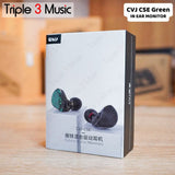 CVJ CSE 1BA 1DD In Ear Earphone Hybrid Driver Monitor HIFI Earphone With 2PIN IEM