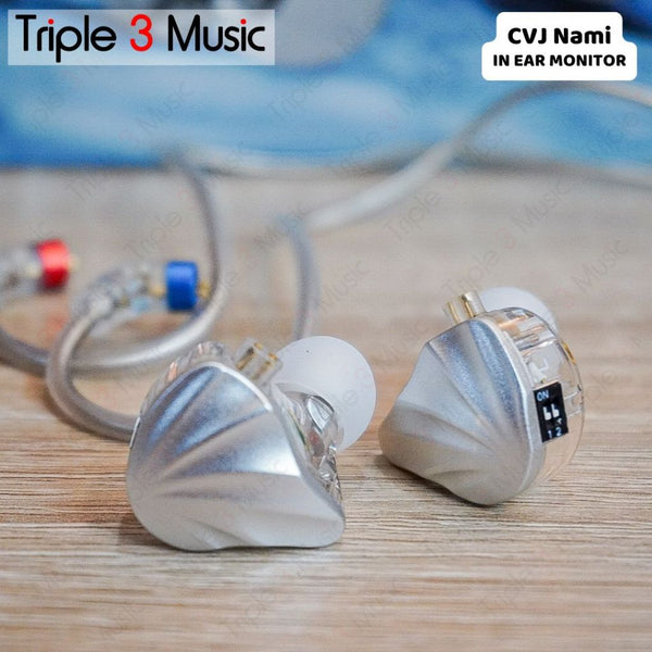 CVJ Nami Wired Hybrid Earphone 1DD + 1BA In-Ear Monitors Music Headset Gaming Headphone Live Earbuds with 0.75 2-pin Cable
