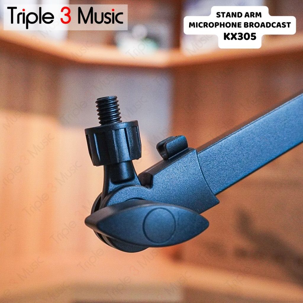 TFF Stand Arm Robot Broadcast radio stand Mic meja stand recording robot Aluminium without Spring - KX035