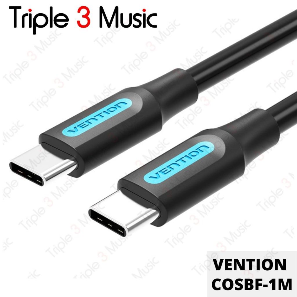 Vention COS Kabel Data USB C to usb C Fast Charging 3A Male to Male