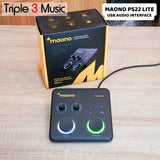 Maono PS22 Lite USB Audio Interface - Soundcard Recording Live streaming