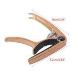 SLZ CAPO Gitar Aluminum Desain warna Kayu capo murah berkualitas
