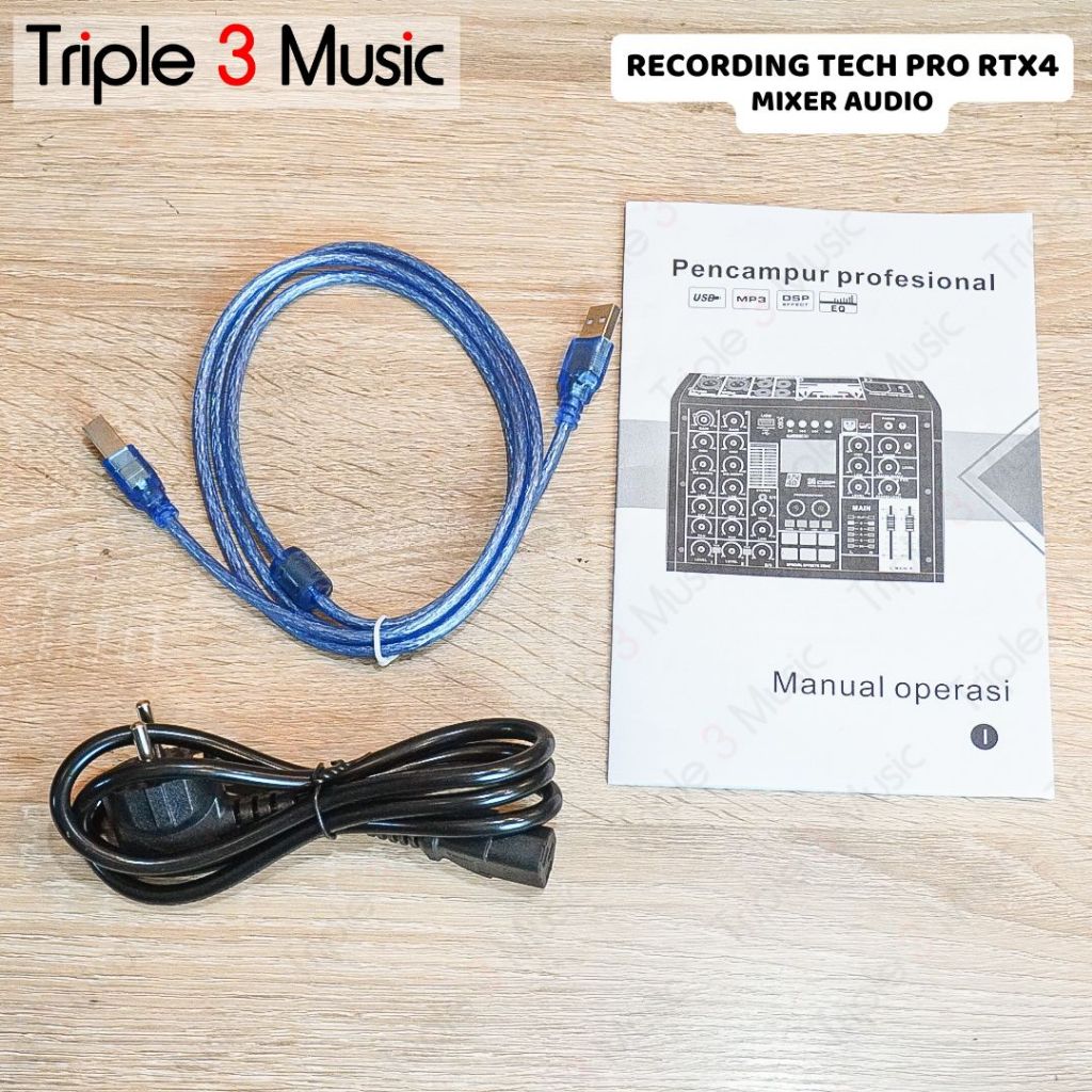 Recording Tech PRO RT X4 PRO RTX4 Mixer 2 Channel USB