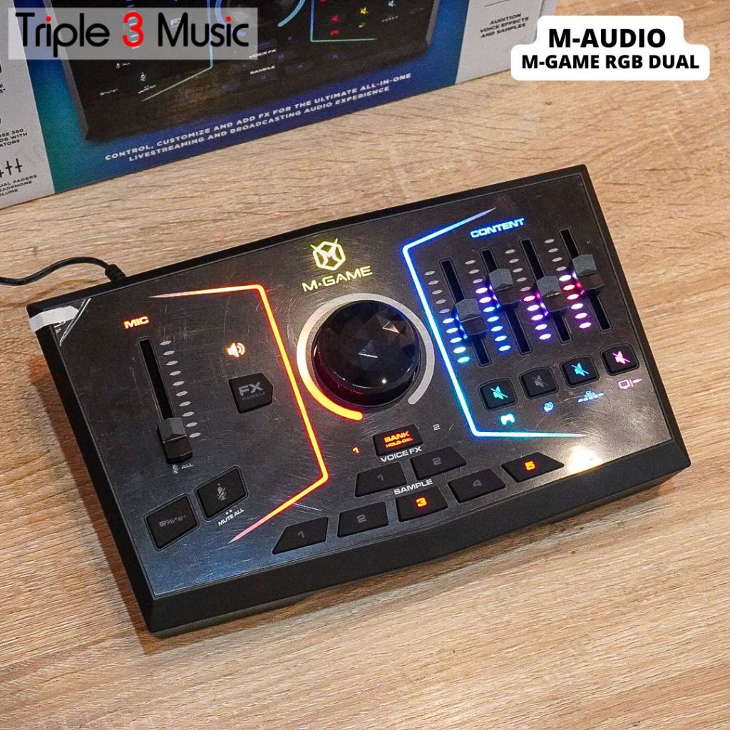 M-audio M-Game RGB Dual Streaming Mixer Gaming