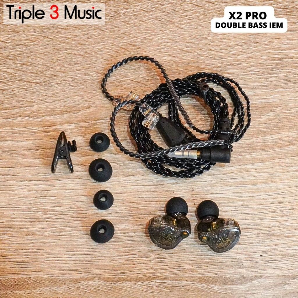 IEM X2PRO X2 PRO Double Bass In Ear Monitor IEM Panggung