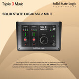 Solid State Logic SSL2 SSL 2 mk2 mkII Audio interface 32 bit usb c 2x2
